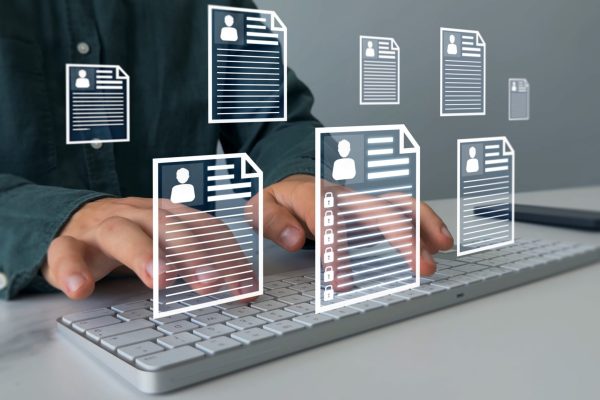 Protecting,Herself,From,Cyber,Attacks.,Documents,Confidentiality,cyber,Security,Protection,Concept.