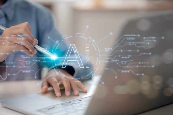 Artificial,Intelligence,Content,Generator.,A,Man,Uses,A,Laptop,To Artificial,Intelligence,Content,Generator.,A,Man,Uses,A,Laptop,To