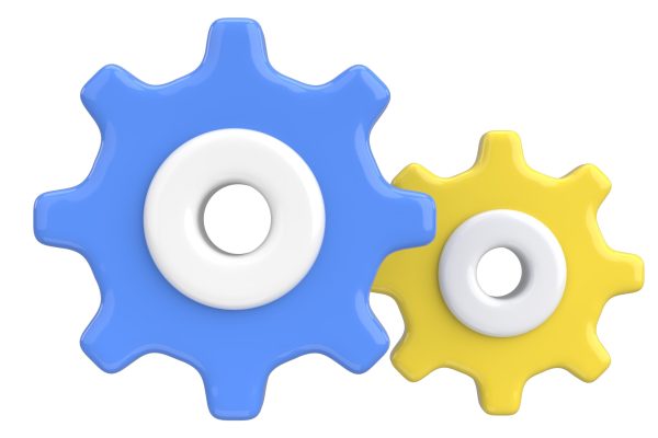 3d,Gear.,Setting,Icon.,3d,Illustration.