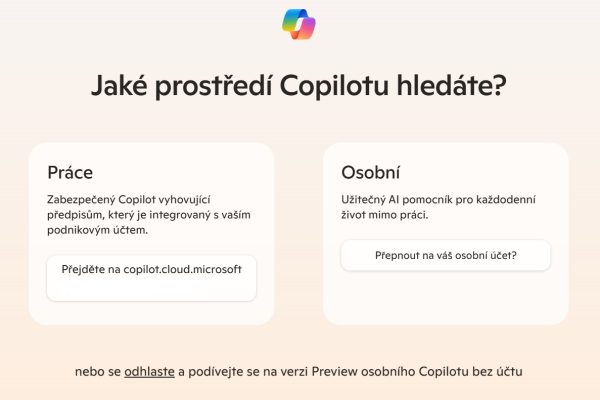 Práce nebo Web Copilot chat Práce nebo Web Copilot chat