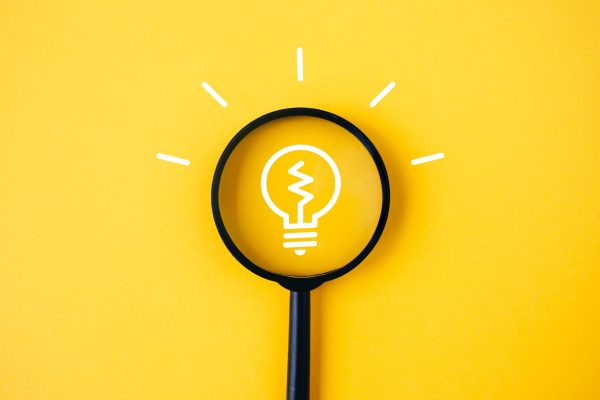 Light,Bulb,And,Idea,Checking,Icon,Inside,Magnifier,Glass,On Light,Bulb,And,Idea,Checking,Icon,Inside,Magnifier,Glass,On